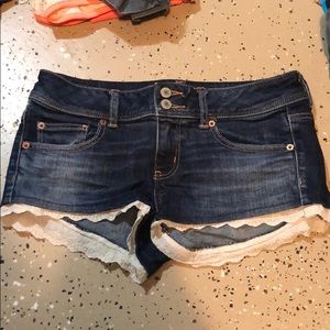 american eagle jean shorts